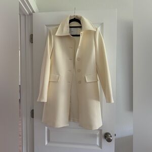 Mango Fitted Coat with Buttons